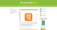 Desktop Screenshot of carcaremadeeasy.com